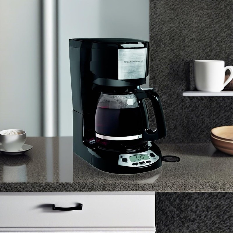 Hamilton Beach 49615C 12 Cup Programmable Coffee Maker Black