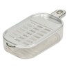 Pearl Metal Herb Kitchen C-9731 Aluminum Grater with Saucer, Made