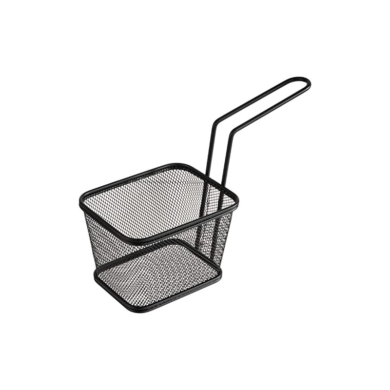 APS 40627 Servier-Frittierkorb SNACKHOLDER, Snackkorb, Edelstahl, 13 x 10,5 x