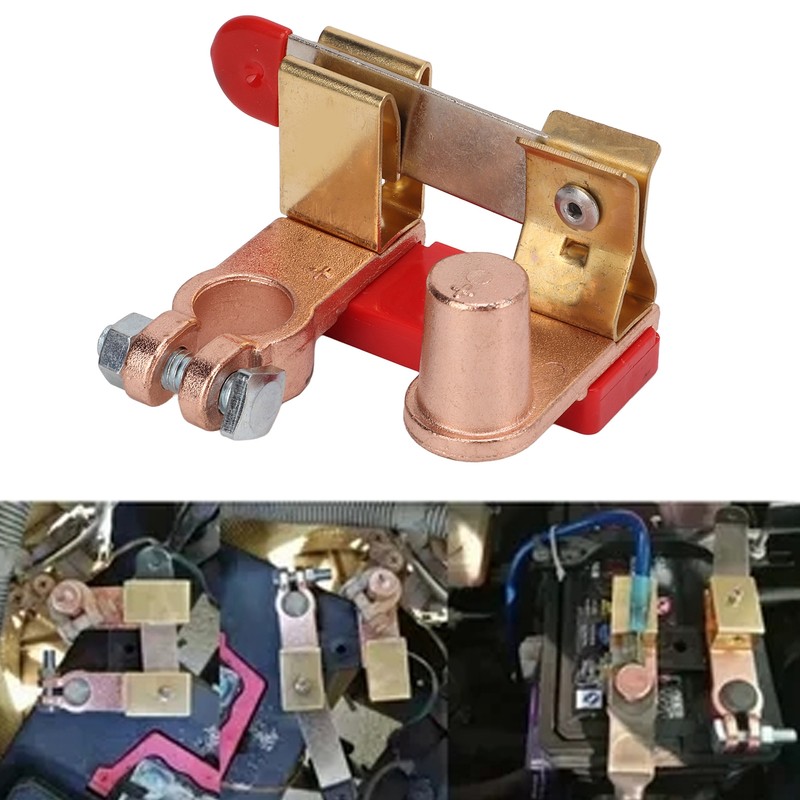 Top Post Positive Battery Disconnect Switch Brass Power Cutoff Switch