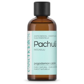 Essenciales - Patchouli Essential Oil 100% Pure 100ml | Pogostemon Cablin Essential Oil