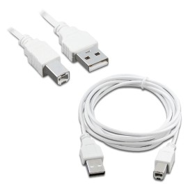 Fenzer B2G1 Free 6ft USB2.0 A Male to B Male Printer Scanner Cable Cord (U2A1-B1-06WHT