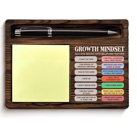 Motivational Affirmations Sticky Note Holder Mental Health Gifts Growth Mindset Post lt Note Dispenser for Therapy Office Desk Decor