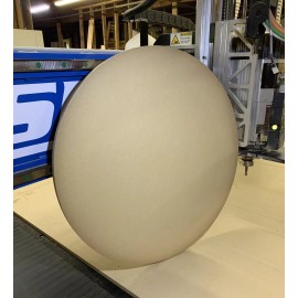 Gibelli Guitar Building Radius Dish Luthier Tools & Jigs 15' Foot Radius Dish / Disc