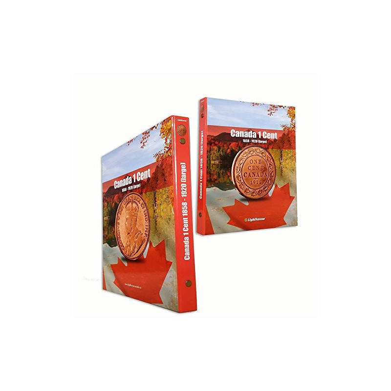 LIGHTHOUSE Vista Coin Book Canada 1 Cent Vol. 1 (1858-1920)