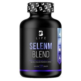 Selenio de 120 Cpsulas. Ingredientes naturales con Vitamina E para mayor absorcin. Selenm Blend B Life.                                               