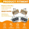 Triumilynn Front Rear Brake Caliper for Polaris RZR 800 2008-2014,