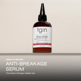 Thank God It's Natural tgin Miracle RepaiRx Anti-Breakage Serum Daily Moisturizer, for Curly, Coily and Wavy Hair, Nourishes and Moisturizes Dry Hair and Scalp, 4 oz