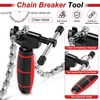 REJOECE Bike Chain Repair Tools Kit, Fit for Bicycles 6-12