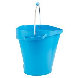 Vikan 56923 Pail, 5 gal, PP/SS, Blue