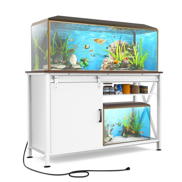 FILKO Aquarium Stand for Fish Tank: 55-75 Gallon Fish Tank