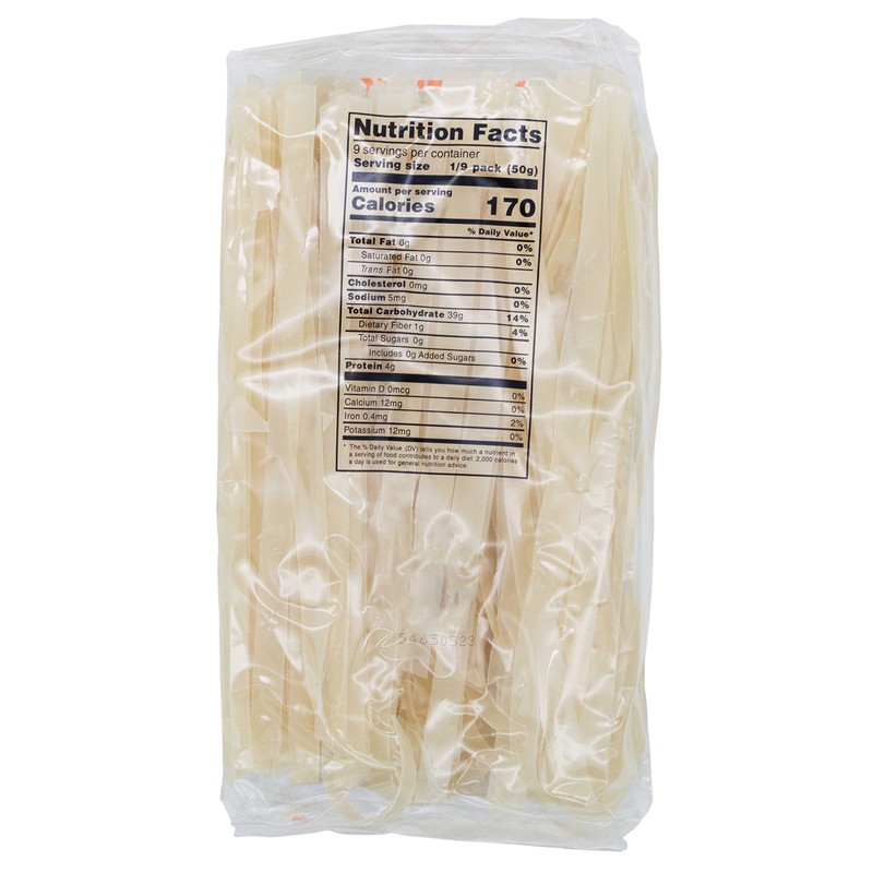 Thai Rice Stick Noodle, Pad Thai Style,XL-10mm,16 Ounce Each, Pack