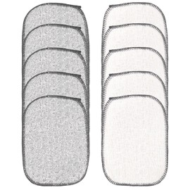 FACHOI Double-Side Scratch-Free Wire Dishcloth, Wire Dishwashing Cloths Reusable Non-Scratch Wire Cleaning Cloths Multipurpose Dishwashing Rags for Sinks, Dishes, Stovetops F4-GSCWB