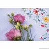 Vervaco Stamped Tablecloth Cross Stitch Kit 32"X32"-Fresh Flowers -V0169697