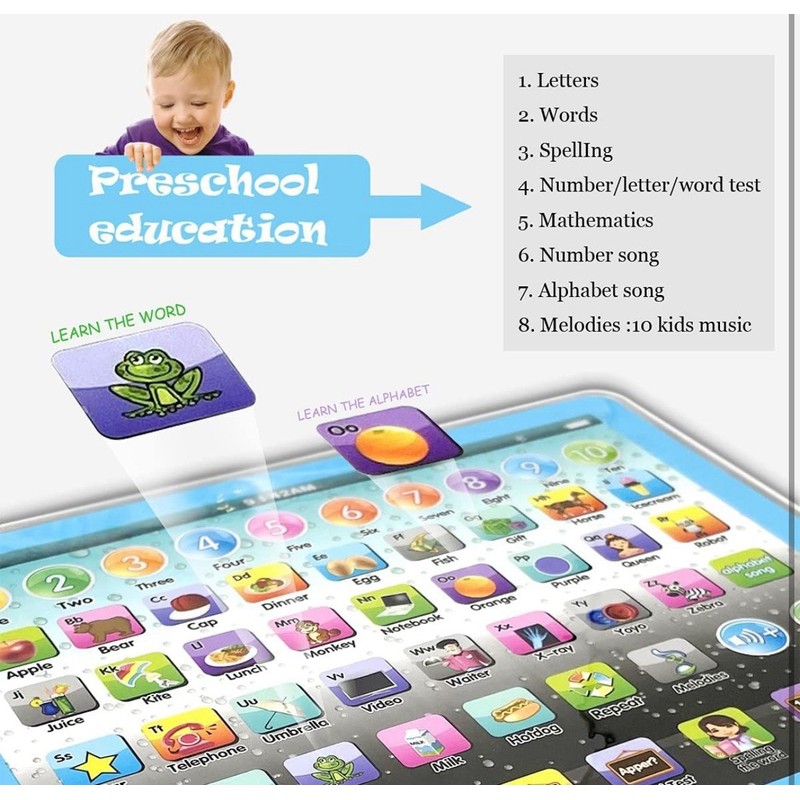 NiftyPlaza Y-pad English Computer Learning Tablet Toy Multi Function Touch