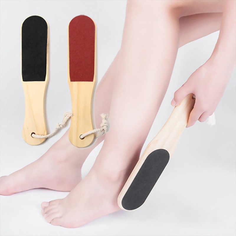 Healeved 4pcs Double Sided Foot Scrubber and Callus Remover Tool