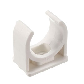sourcing map PVC Water Pipe 20mm Clamps Clips, Fit for 20mm/0.79 Inch OD TV Trays Tubing Hose Hanger Support Pex Tubing, 20Pcs