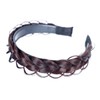 PACKOVE Women Synthetic Hair Headband Non Slip Wide Plaited Hair