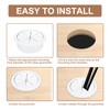 QINGYIWL 6 Pieces Cable Grommet Desk, 60 mm Cable Pass