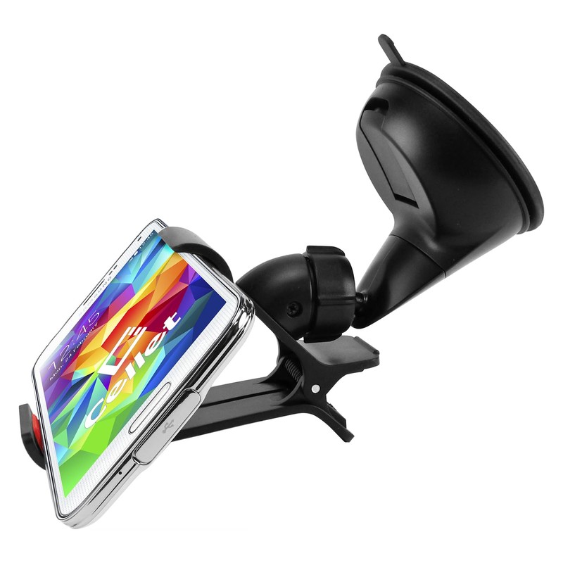 Cell Phone Holder Mount – Suction Cup Car Windshield and