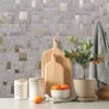 DICOFUN 10 Sheets Beige Stone Peel and Stick Tile Backsplash,