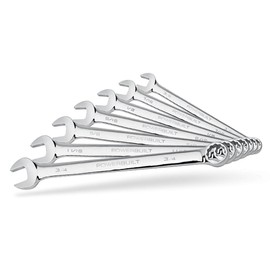 Alltrade 640436 SAE Long Pattern Combination Wrench, 7 Piece