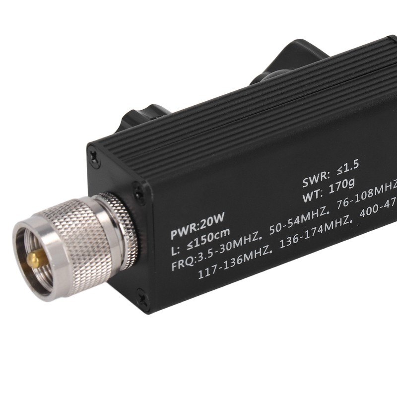 QRP Shortwave Antenna HF Full Band Tuned FM Aviation UV