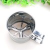 Stainless Steel Shaker Sieve Cup Mesh Crank Flour Sifter with