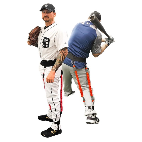 BIG LEAGUE EDGE VPX Baseball Training Harness | Adds 4-6MPH Velocity & Power Quickly | Improves Swing, Batting, & Throwing Mechanics | for Hitters, Pitchers, & Catchers | Youth to Pro