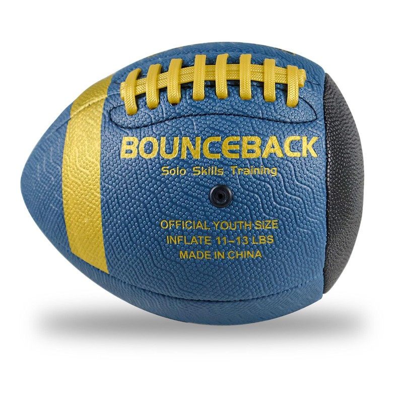 BOUNCEBACK Training Football, Size 7, Youth Training Football Equipment for