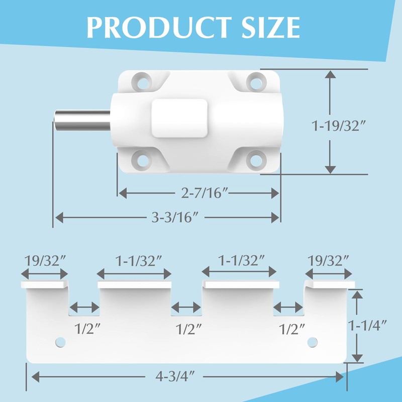 Sliding Door Lock Window Locks for Patio Sliding Glass Door