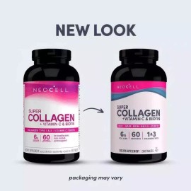 NeoCell 6 Gms 360 Ct Super Collagen + Vitamin C & Biotin Collagen Exp 01/2026