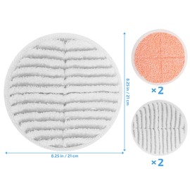 Ciieeo 4 Piezas paño de fregona trapeador de vapor trapeador vapor Accesorios de limpieza esponja cubierta de la fregona Suministros para trapeador fregar almohadilla de limpieza fibra