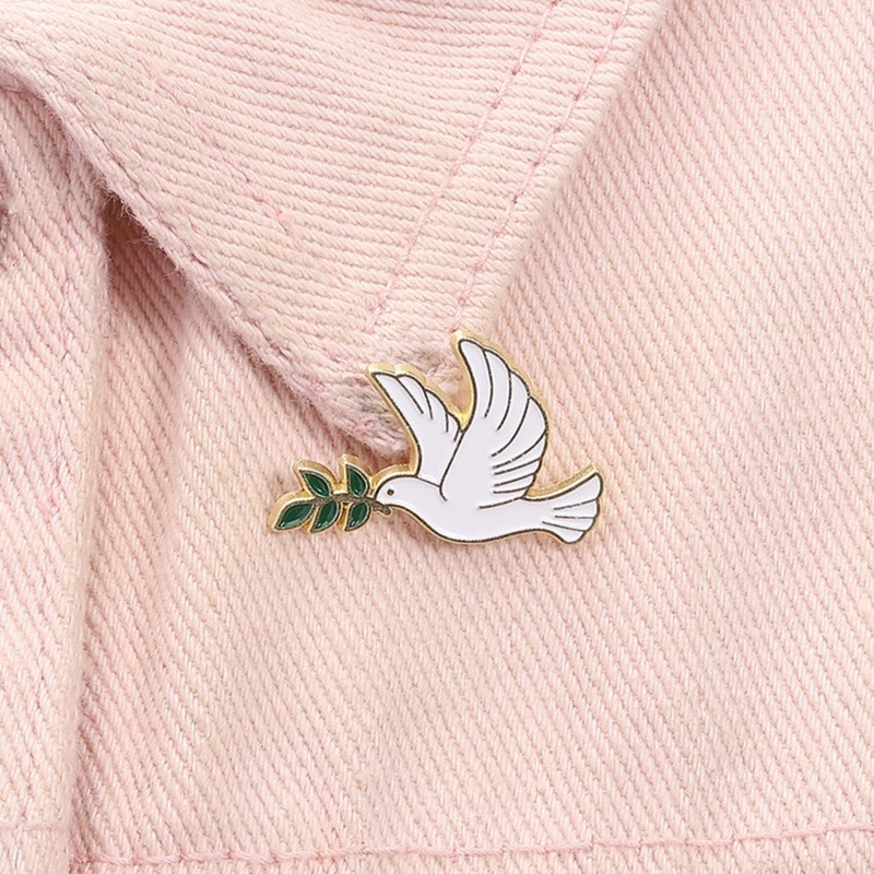 KaminoKa Dove Holding Olive Hope Peace Symbol Dove Set of