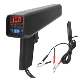 Digital Luz Sincronización Encendido Automotriz 12V para Coche, Motocicleta, Marina, Herramienta Luz Sincronización Motor Gasolina Inductiva con Clip Sensor Deslizante, 9000 Rpm
