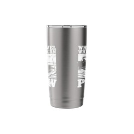 Why Shovel When You Can Plow Snow Plow Driver Operator Stainless Steel Insulated Tumbler