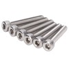 50Pcs Hex Socket Cup Head Screw Galvanized Steel M4 for