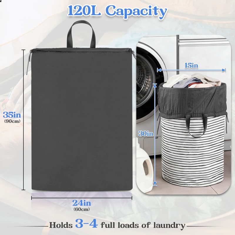 Extra Large Heavy Duty Laundry Bag for Dorm & Family