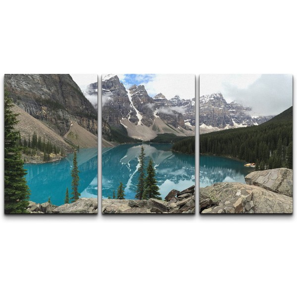 wall26 - 3 Panel Canvas Wall Art - Majestic Natural