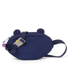 Affenzahn Bum Bag for Children in Nursery Bear Blue 21.5 x 10 x 5.5 cm (W x H x D)