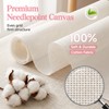 18 Mesh Needlepoint Canvas Kit - 80Pcs Beginner Needlepoint Kits