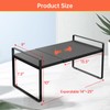 KOMOHOM Adjustable Cabinet Shelves 9", Expandable 14~25" Metal Shelving for