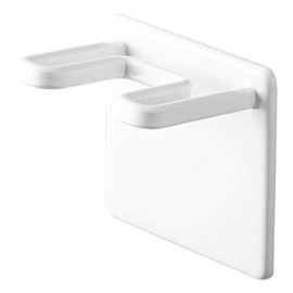 Yamazaki Industries Mist 4714 Magnetic Bathroom Razor Holder, White, Approx. W 2.0 x D 1.6 x H 2.0 inches (5 x 4 x 5 cm), Bathroom Storage, Razor, Shaving, Space Saving