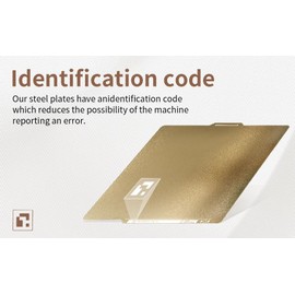 Upgraded Double Sided Build Plate for Bambu Lab X1C/X1/X1E/P1P/P1S/A1 with Identification Code, Smooth Grid PED+Textured PEI Spring Steel Sheet Bed Plate 257x257mm for Bambu Labs