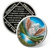Wings of Freedom 8 Year Sobriety Coin, Soaring Heart NA
