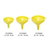 Thunder Group 4-1/8-Inch Plastic Funnel, 8-Ounce