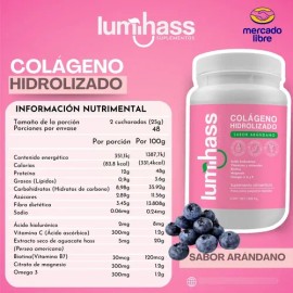 Colageno Lumihass 2 Pzas Sabor Arandano + Detox De Regalo