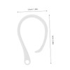 KICHOUSE 2Pcs Ear Hooks for Secure Fit Earbud Holder Accessories
