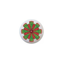 Christmas Tree Cone Wreath - GF Images - DECORATIVE Glossy CERAMIC Cupboard Cabinet PULLS Dresser Drawer KNOBS