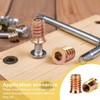 SUJEBKC Pack of 30 Threaded Inserts, Grub Screws, Carbon Steel